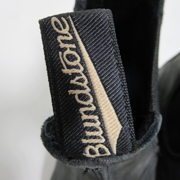 Blundstone Men's #1308 Dress Chelsea Boots Chisel Toe Rustic Black Size 7.5 US M - Picture 4 of 12